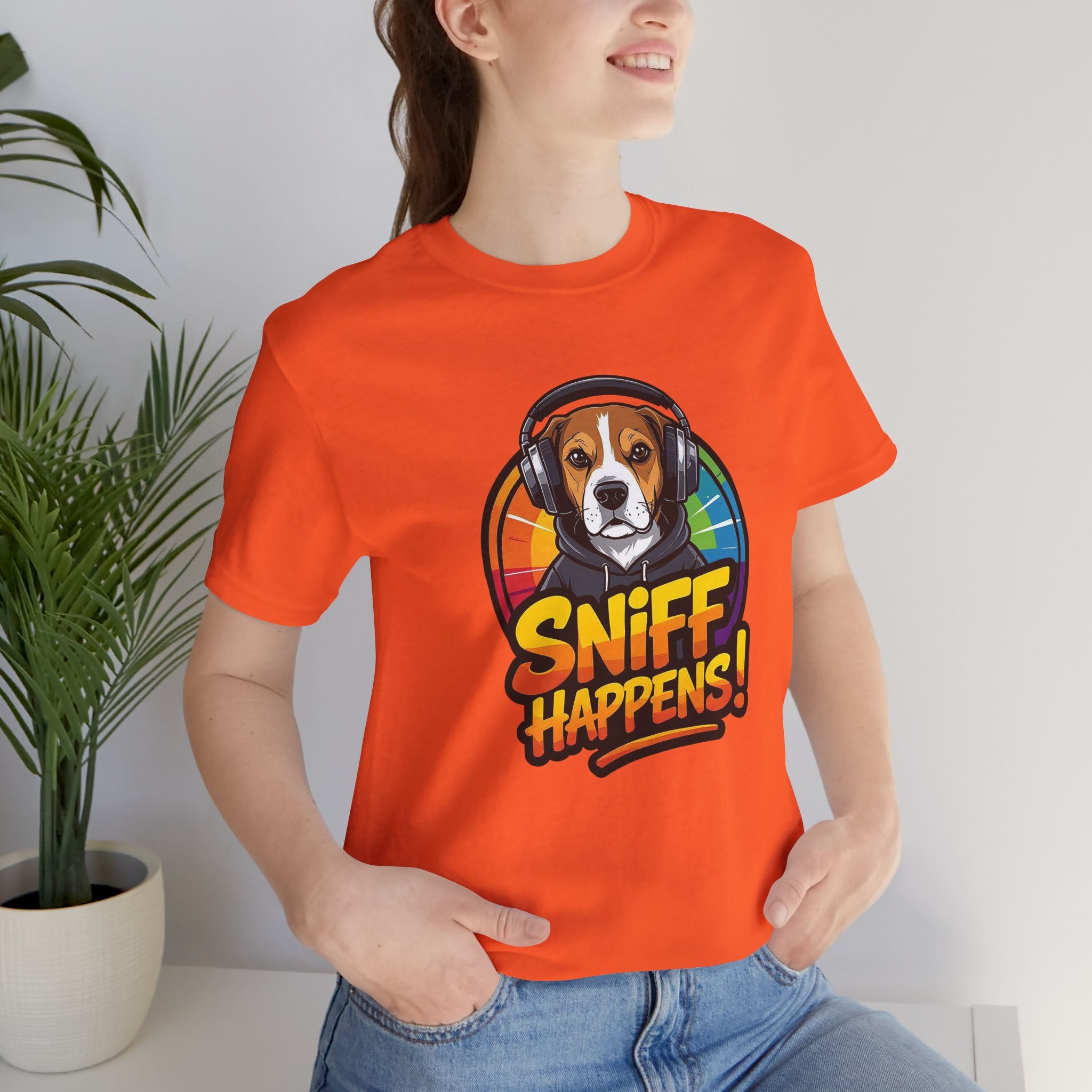 Beagle Sniff Happens Funny Dog T-Shirt