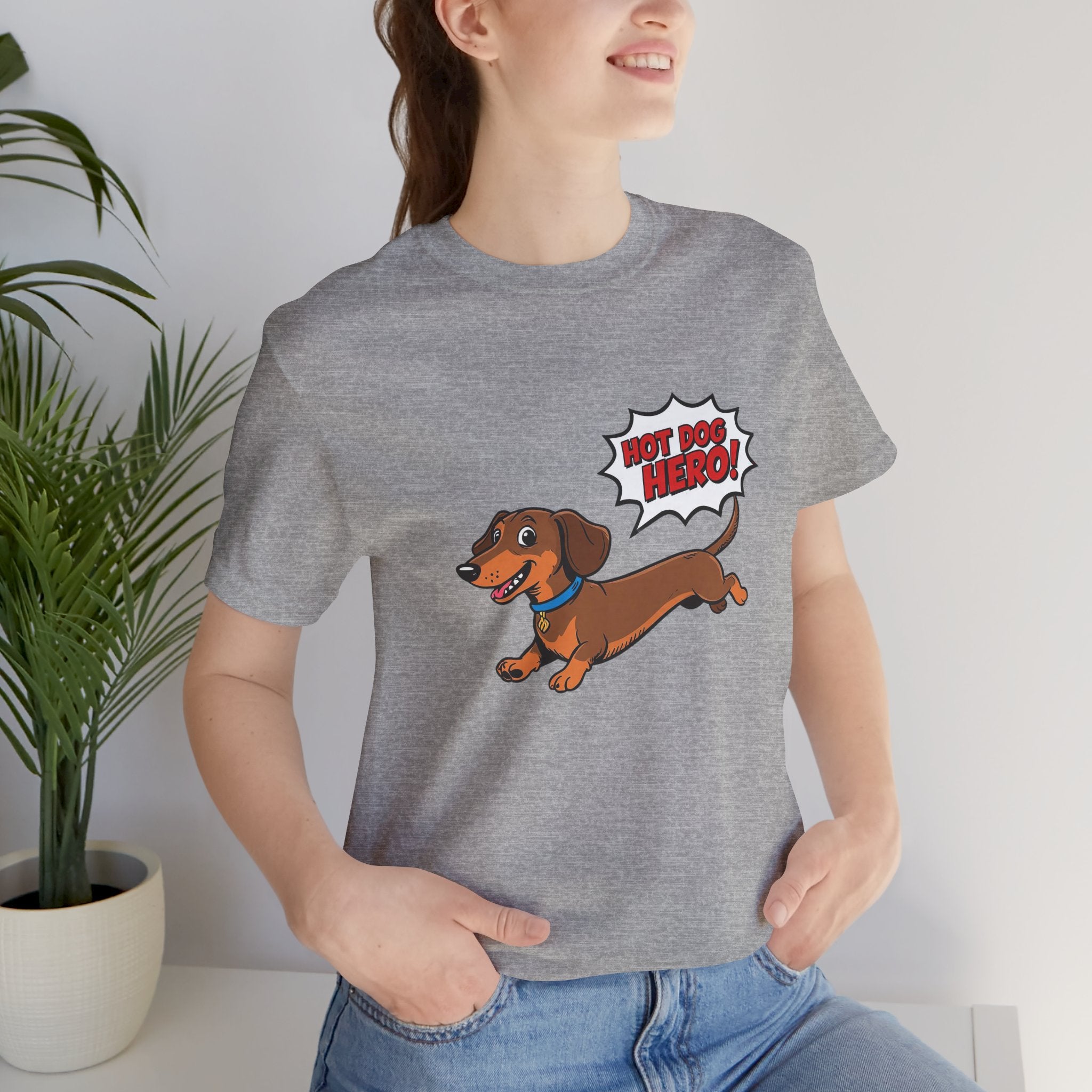 Playful Dachshund Graphic Tee