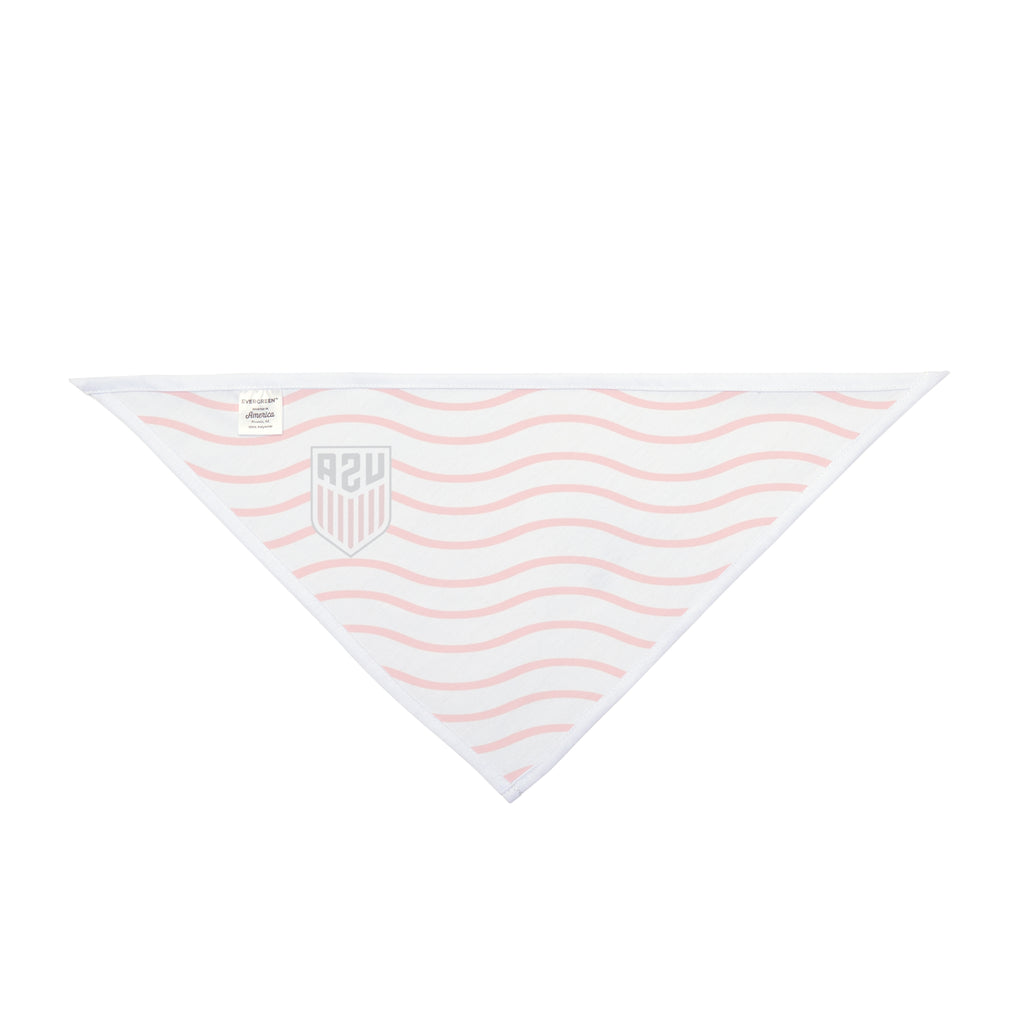 USA Soccer Pet Bandana — Patriotic Dog/Cat Scarf