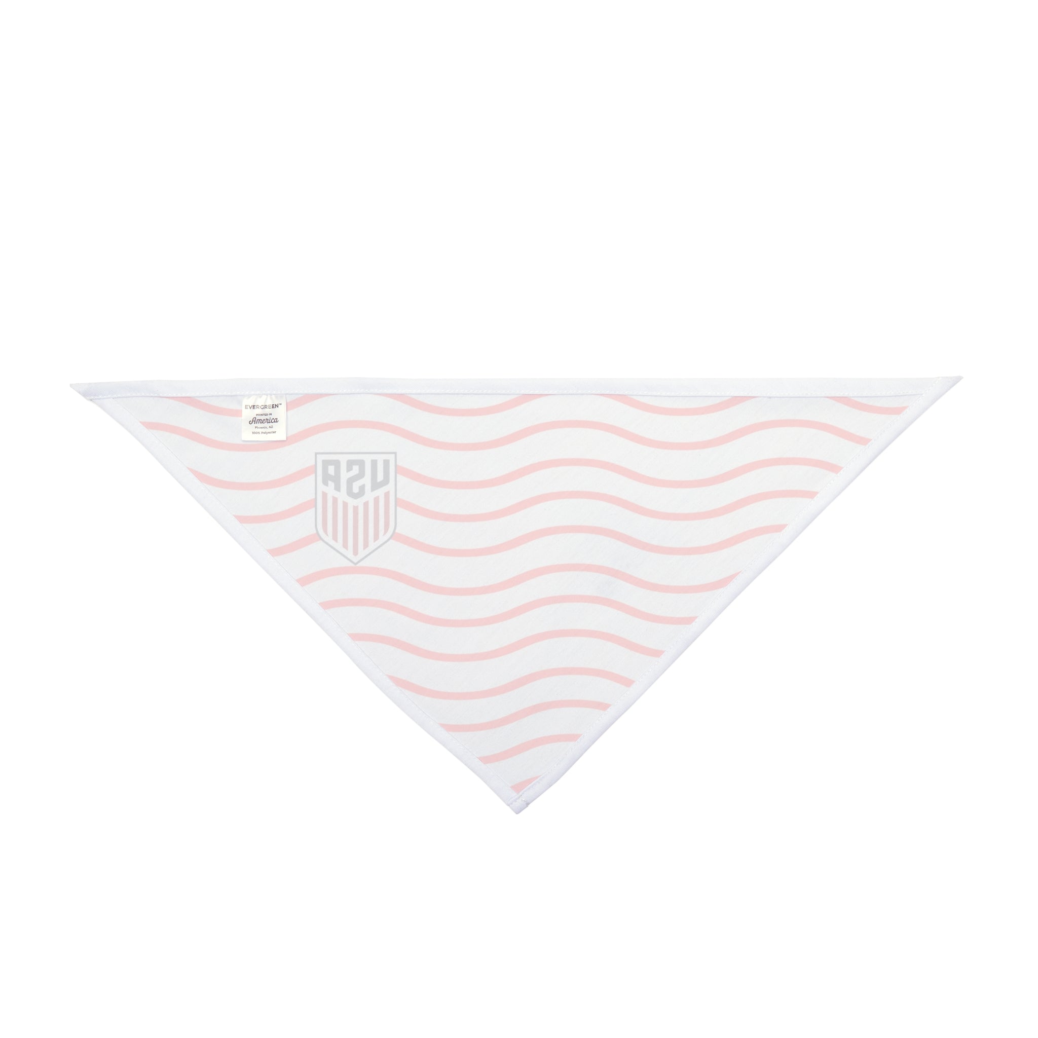 USA Soccer Pet Bandana — Patriotic Dog/Cat Scarf