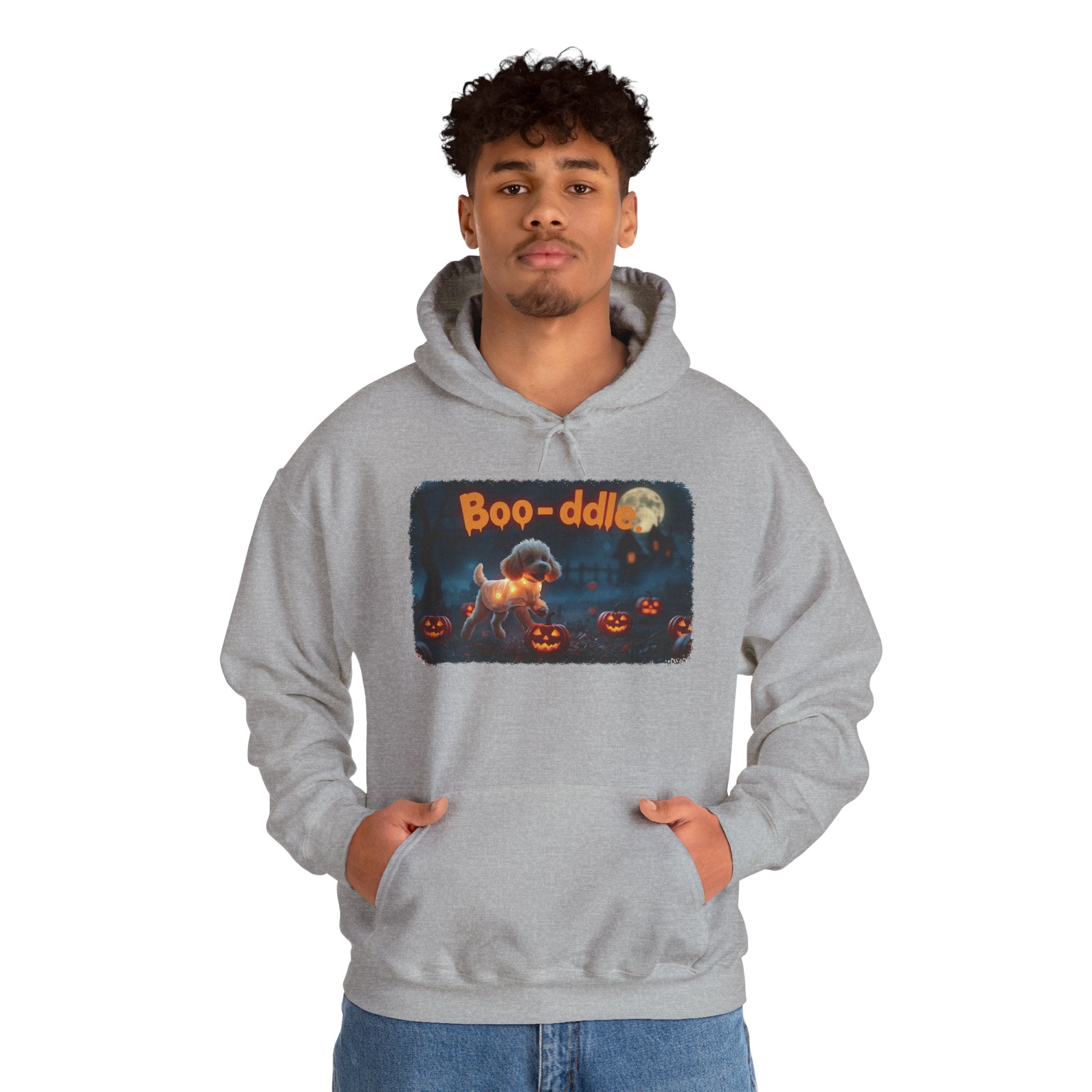 Poodle Halloween Hoodie Pumpkin Design