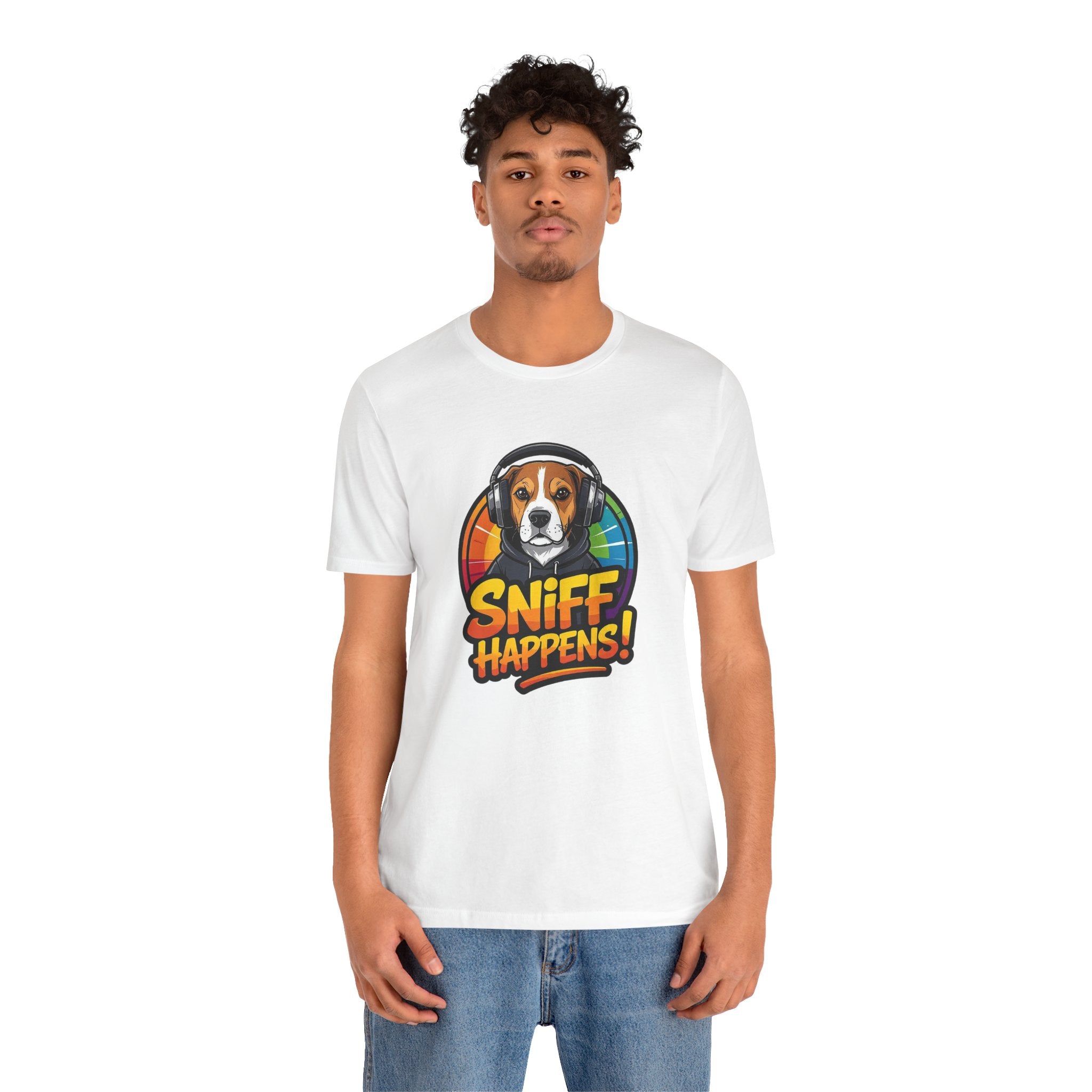 Beagle Sniff Happens Funny Dog T-Shirt