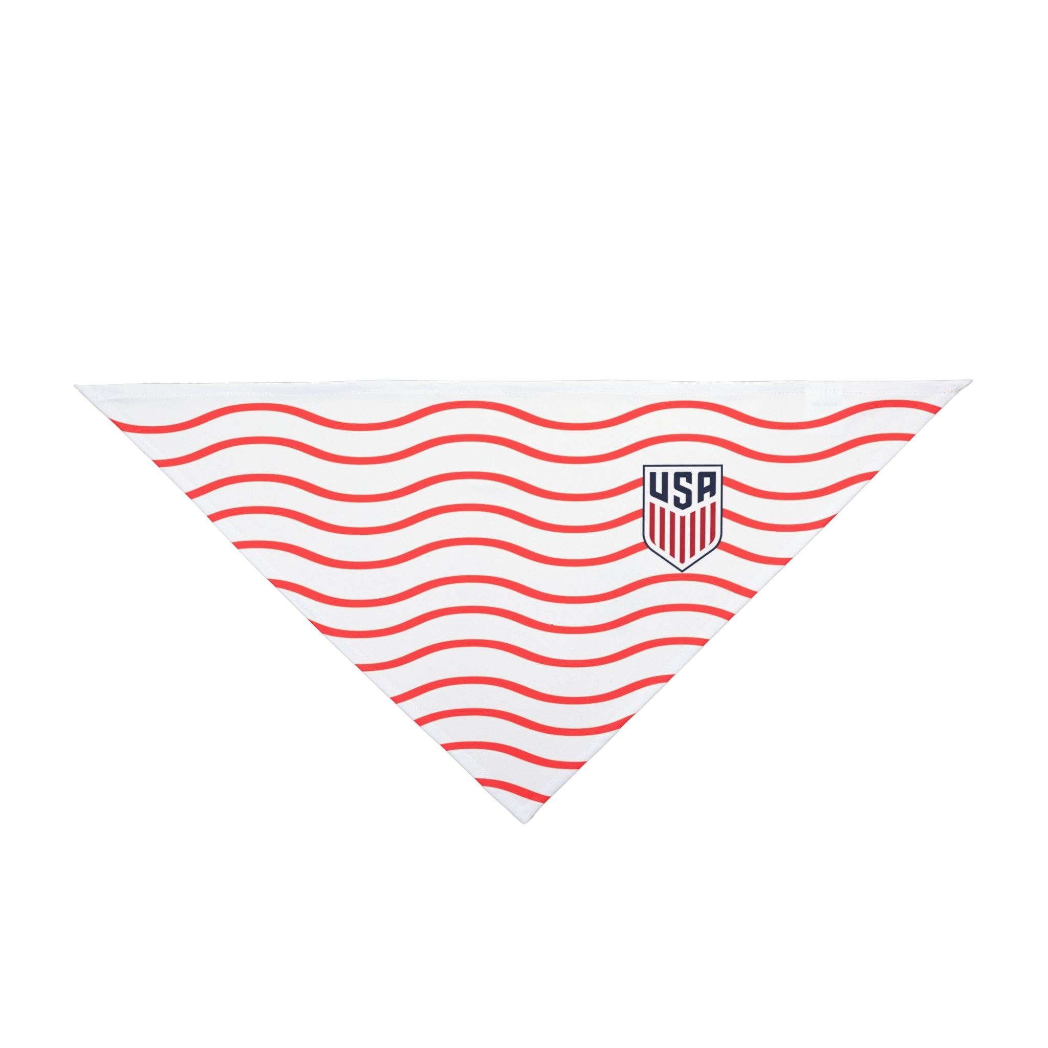 USA Soccer Pet Bandana — Patriotic Dog/Cat Scarf