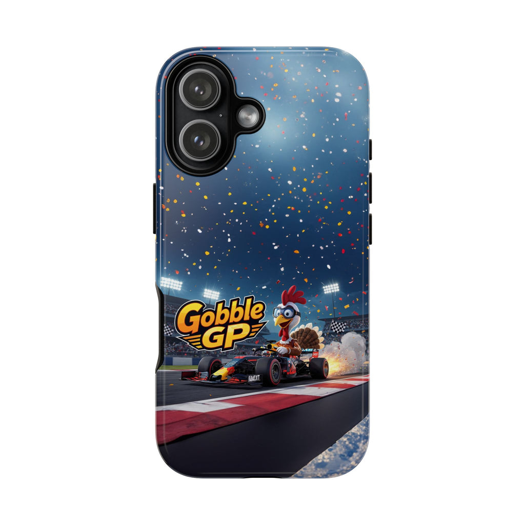 Gobble GP Turkey Racing Phone Case — Tough Protective Cover