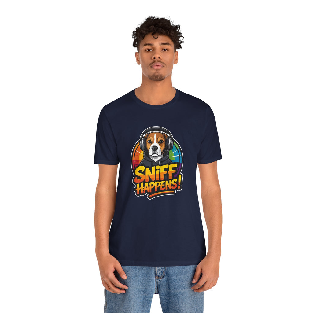 Beagle Sniff Happens Funny Dog T-Shirt