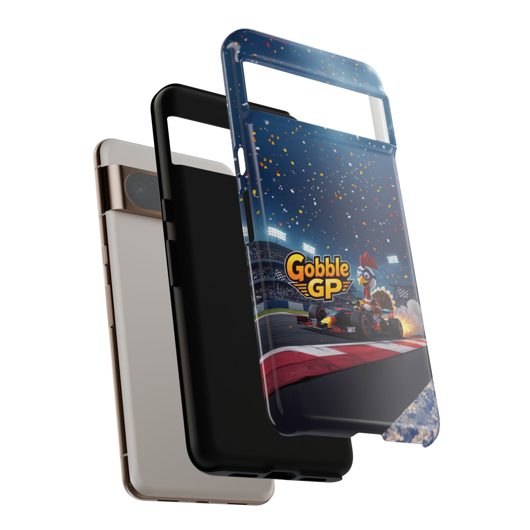 Gobble GP Turkey Racing Phone Case — Tough Protective Cover