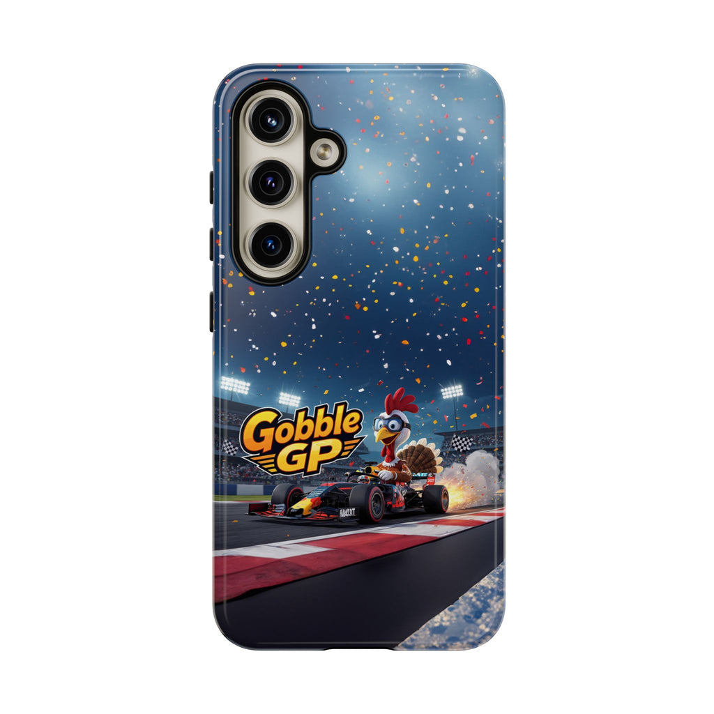 Gobble GP Turkey Racing Phone Case — Tough Protective Cover