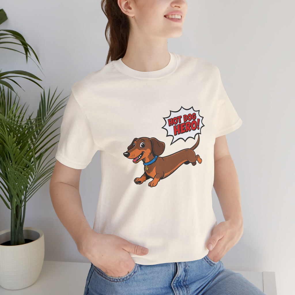 Playful Dachshund Graphic Tee