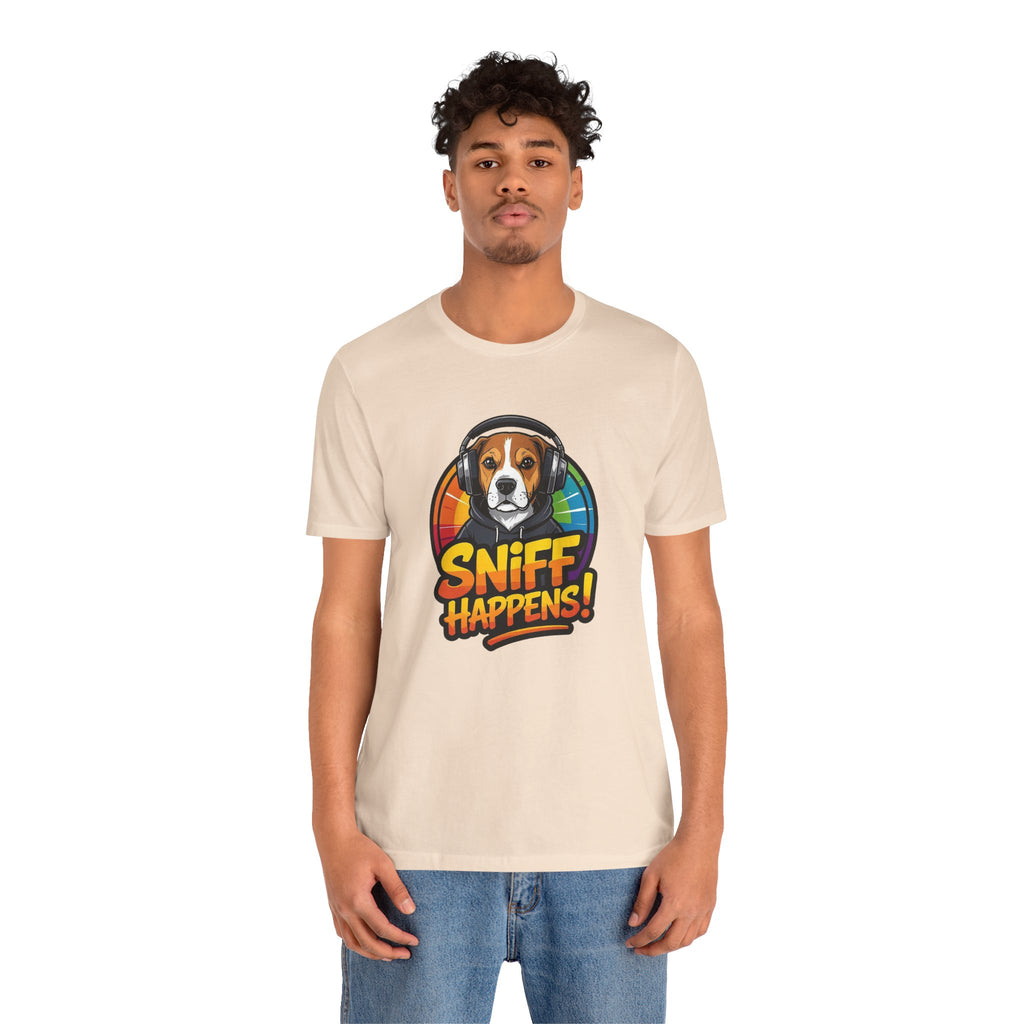 Beagle Sniff Happens Funny Dog T-Shirt