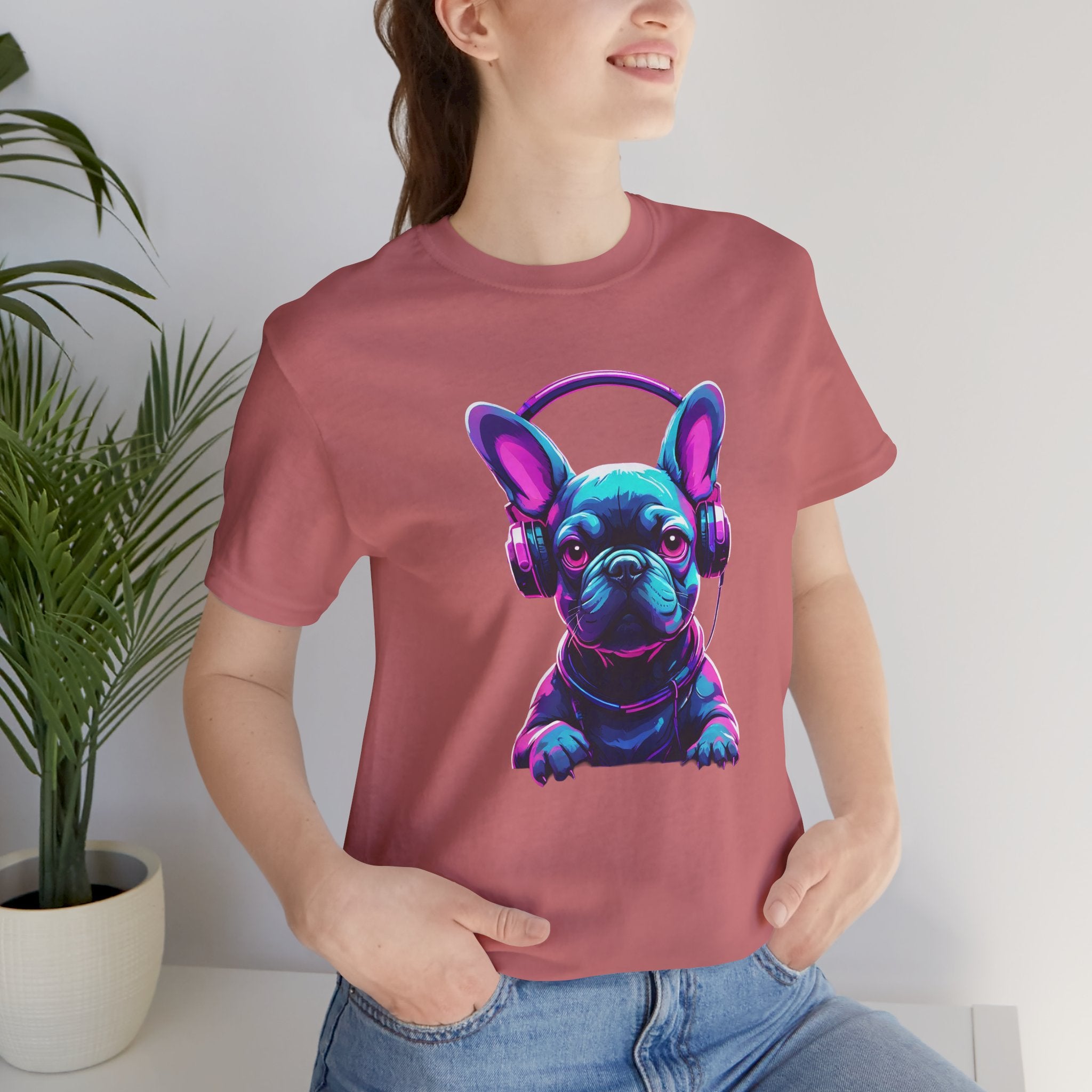 French Bulldog Vibrant Dog Lover Tee
