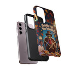 Thanksgiving Tough Phone Case - "Gobble 'til You Wobble" Turkey Protective Cover