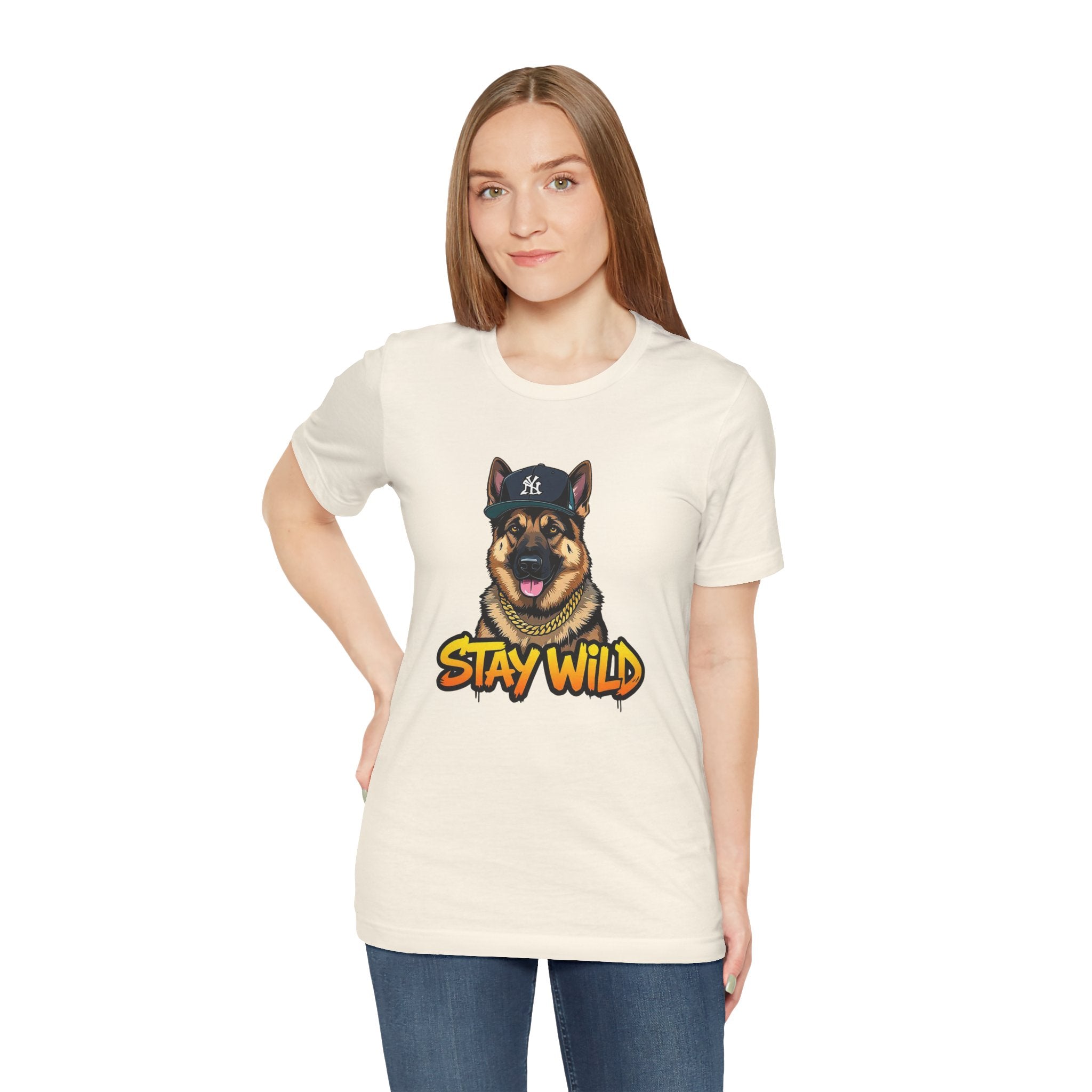 Stay Wild German Shepherd Graphic Tee