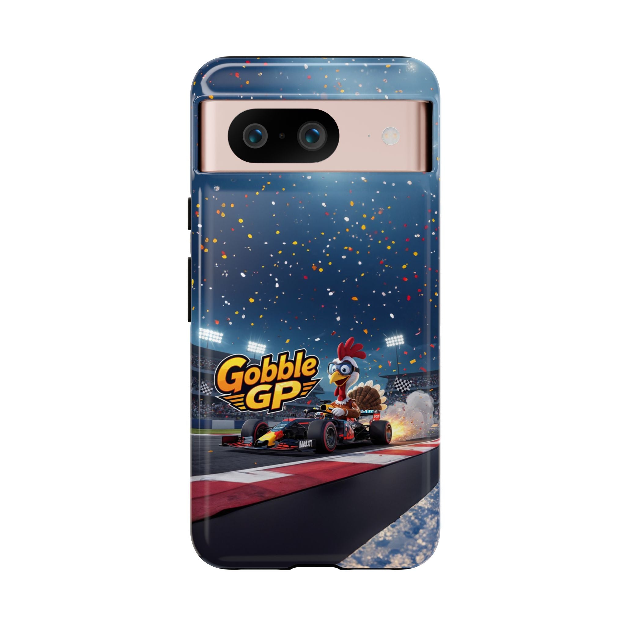 Gobble GP Turkey Racing Phone Case — Tough Protective Cover