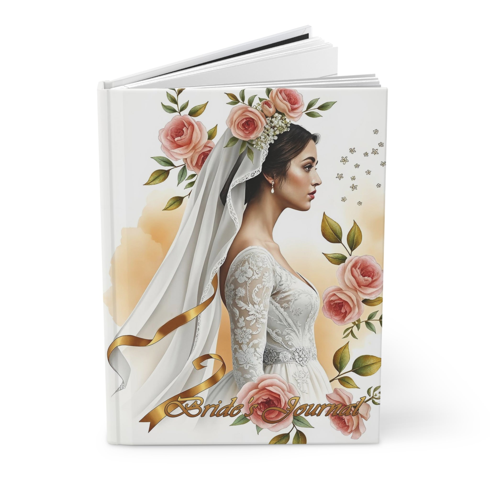 Bridal Journal Hardcover — Floral Bride Wedding Planner & Keepsake