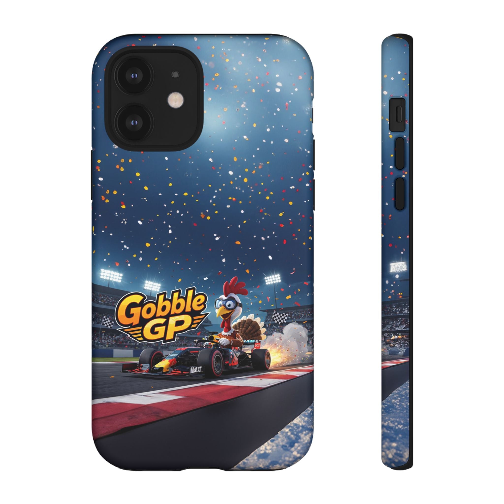 Gobble GP Turkey Racing Phone Case — Tough Protective Cover