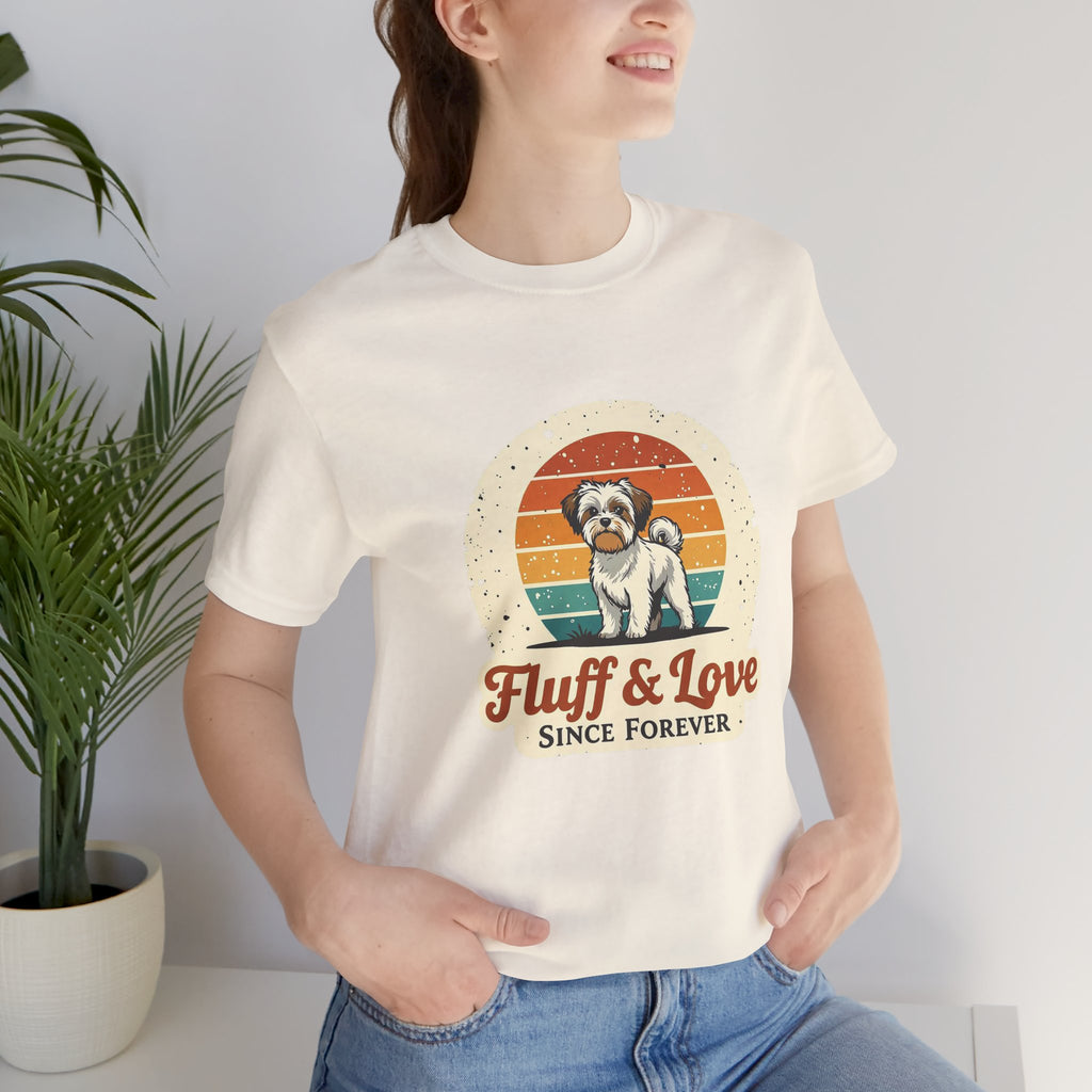 Maltese Dog Lover's Tee - Fluff & Love Since Forever