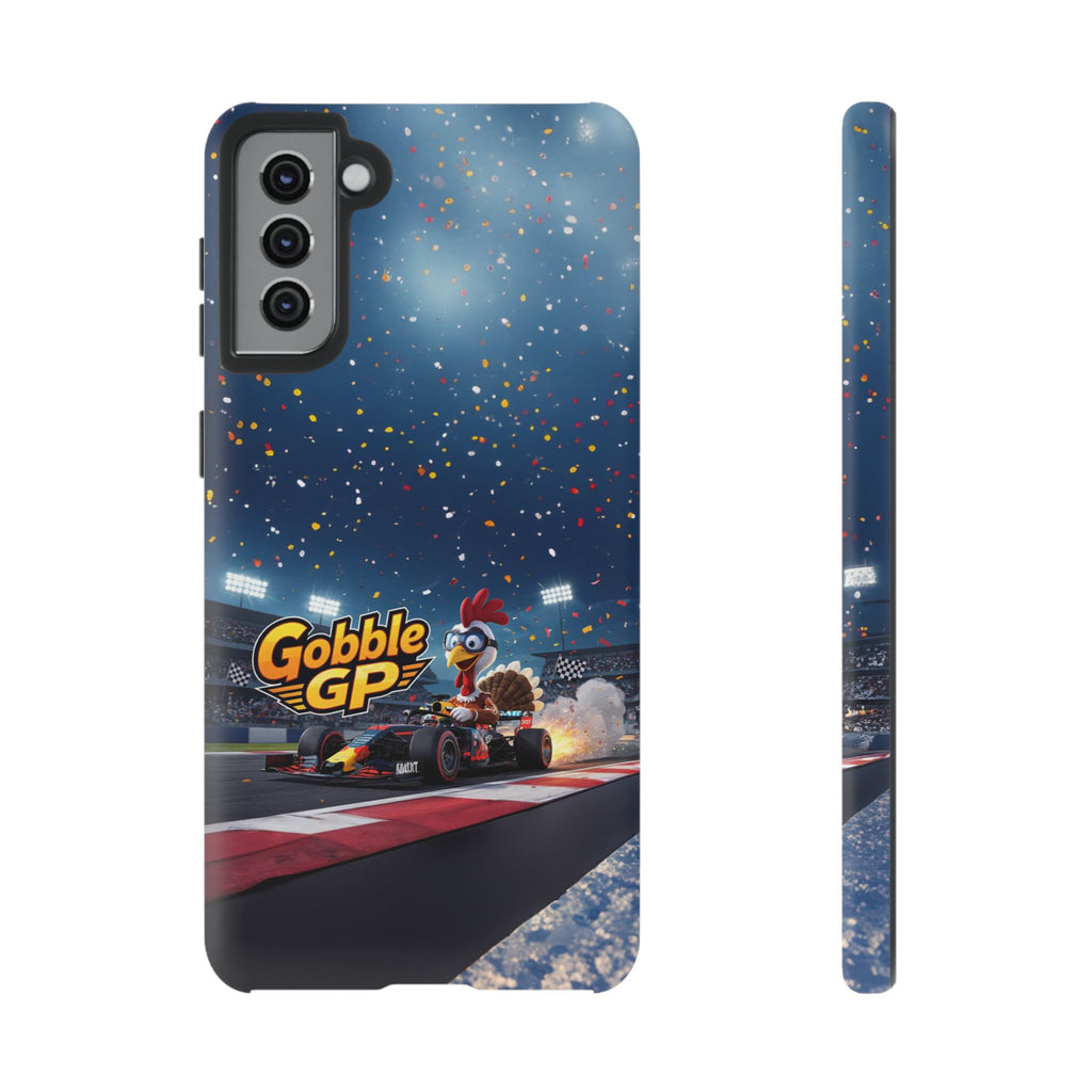 Gobble GP Turkey Racing Phone Case — Tough Protective Cover