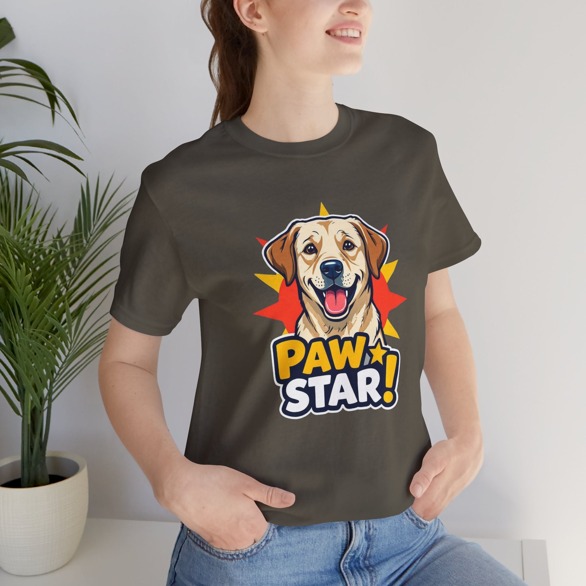 Labrador Retriever Paw Star T-Shirt