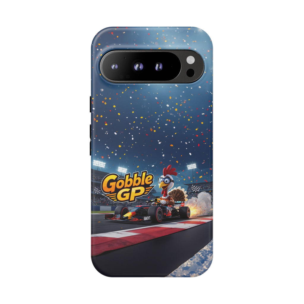 Gobble GP Turkey Racing Phone Case — Tough Protective Cover