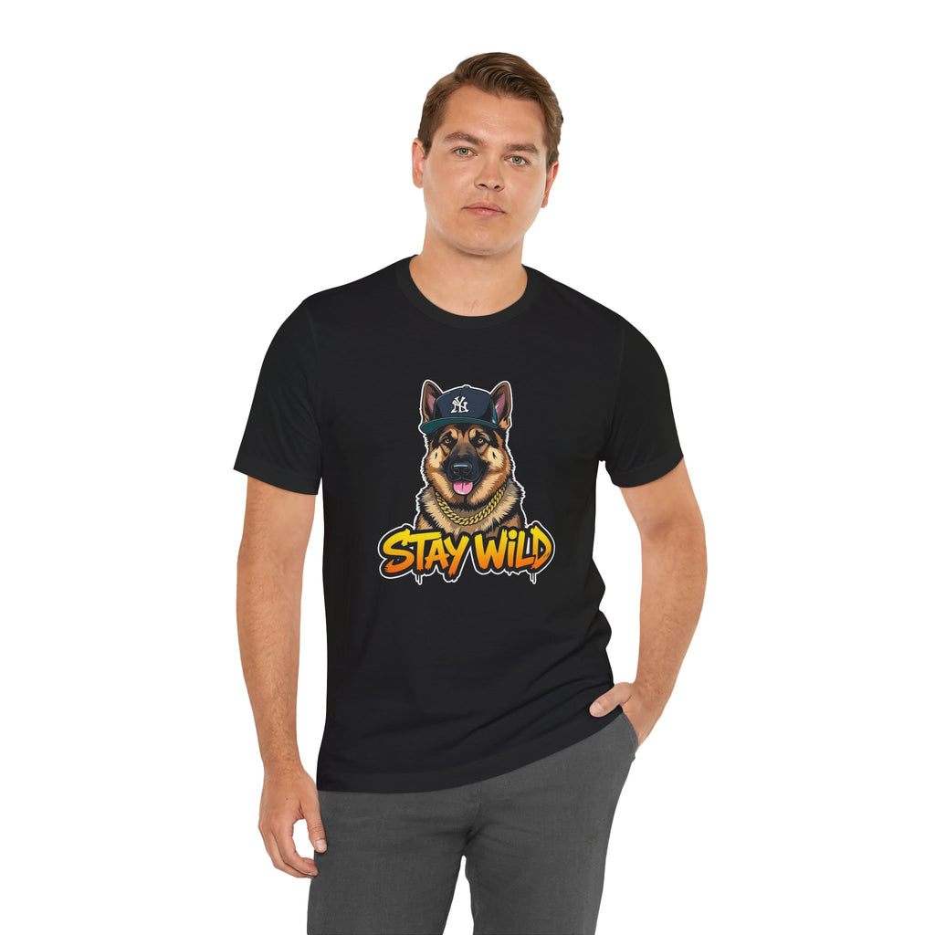 Stay Wild German Shepherd Graphic Tee