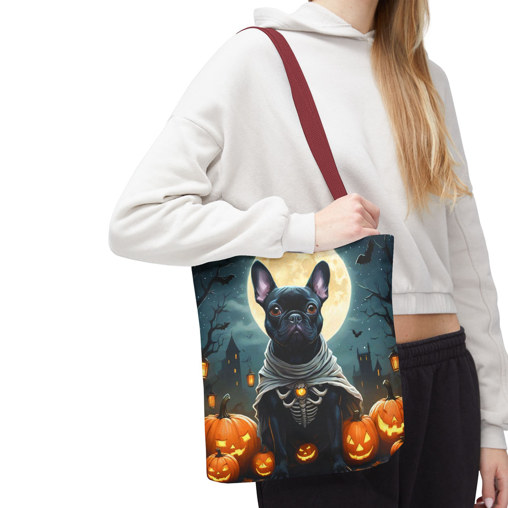 Halloween French Bulldog & Witch Cat Design