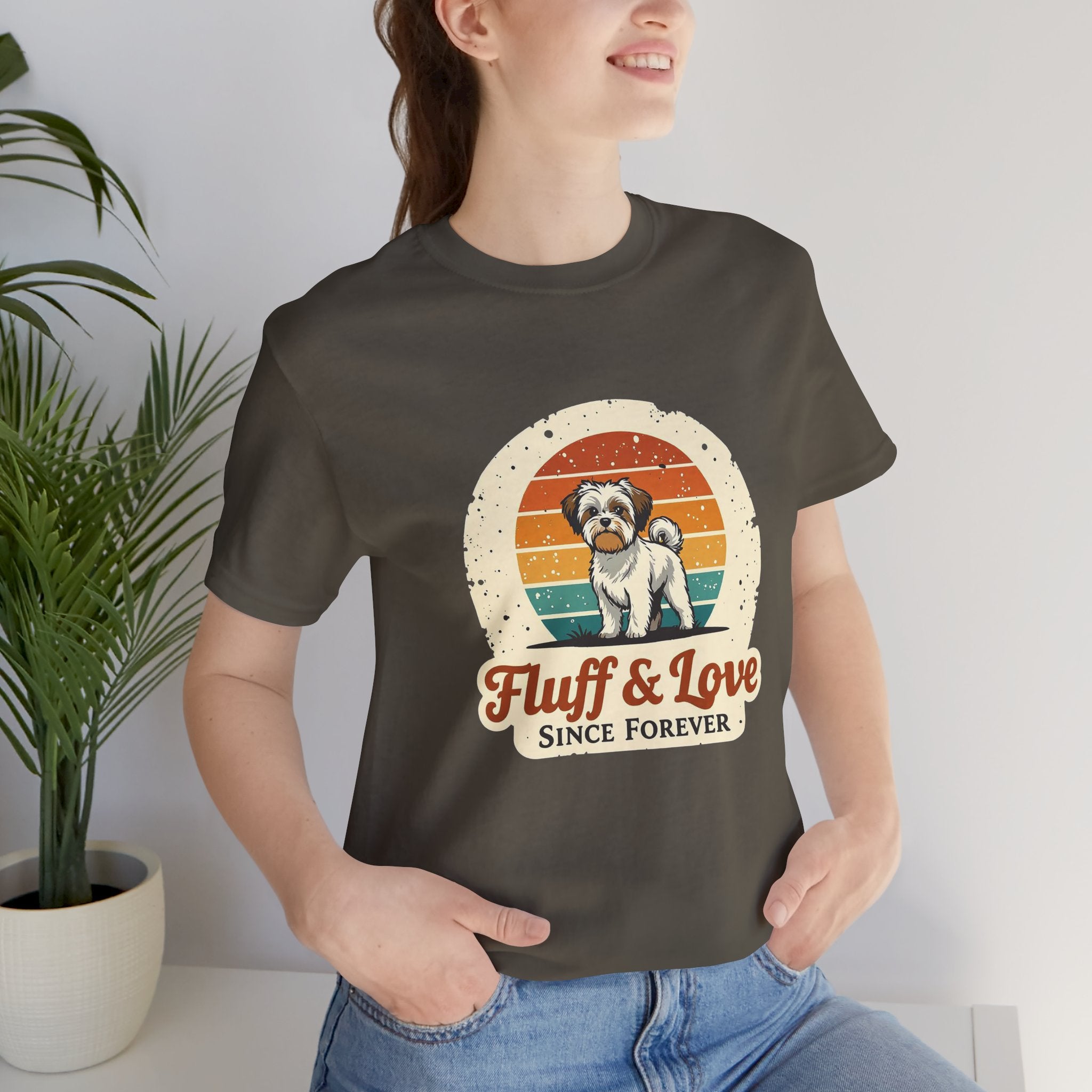 Maltese Dog Lover's Tee - Fluff & Love Since Forever