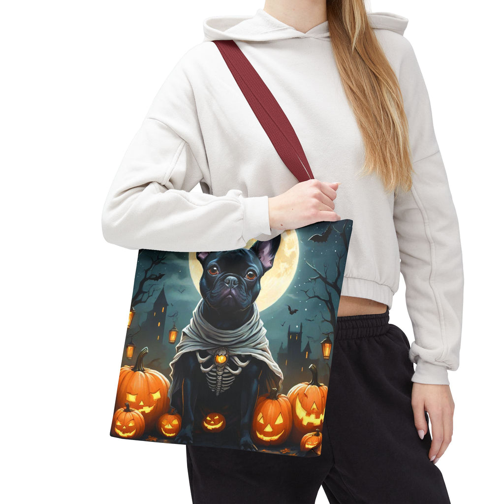 Halloween French Bulldog & Witch Cat Design