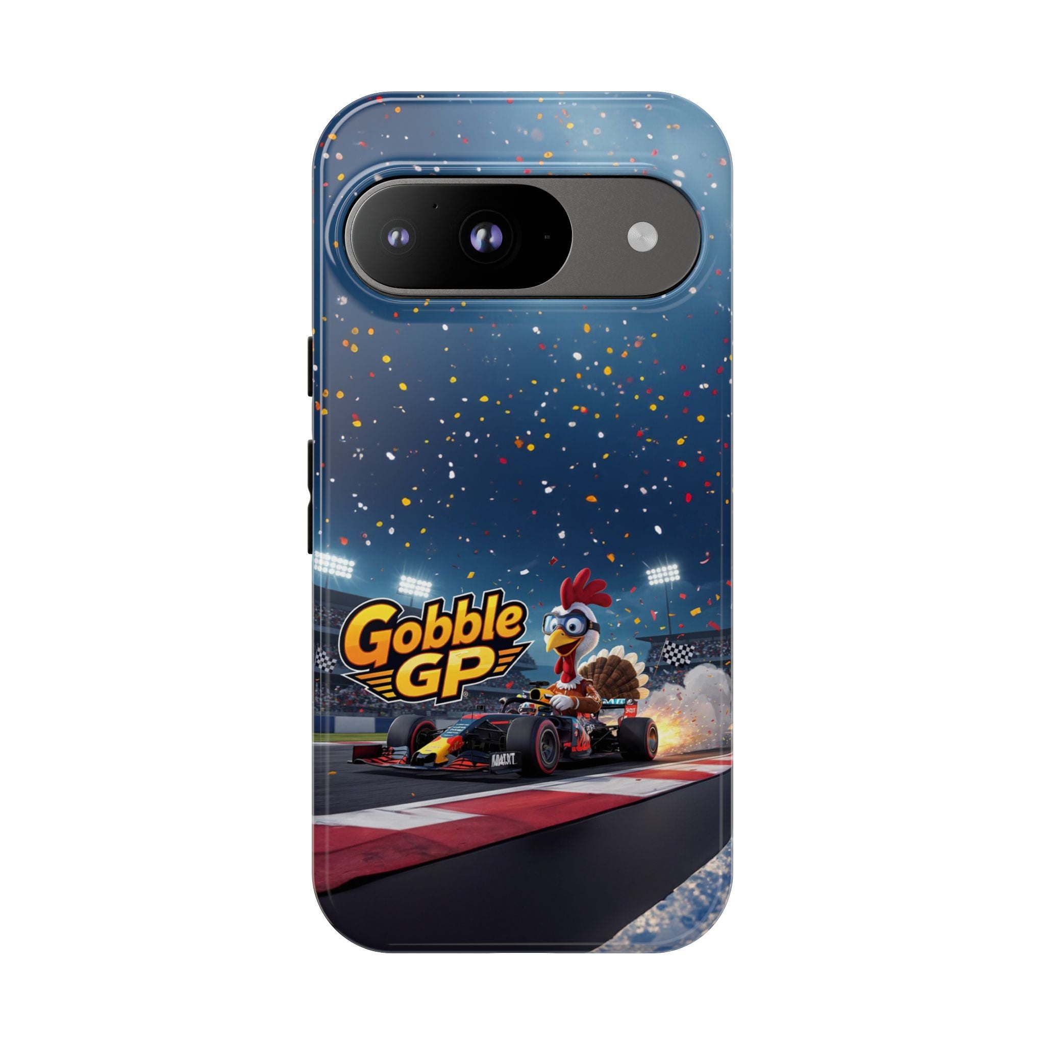 Gobble GP Turkey Racing Phone Case — Tough Protective Cover