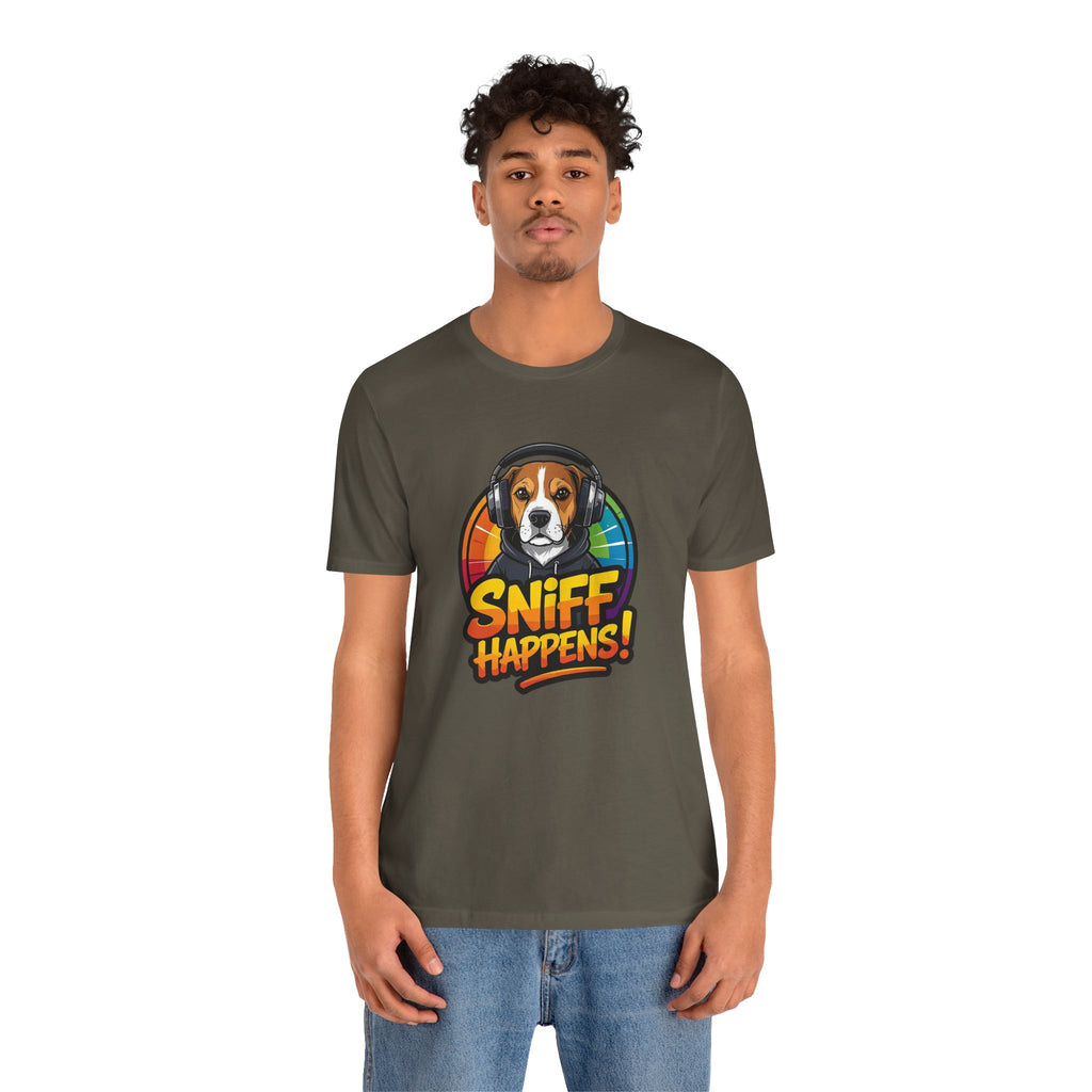 Beagle Sniff Happens Funny Dog T-Shirt