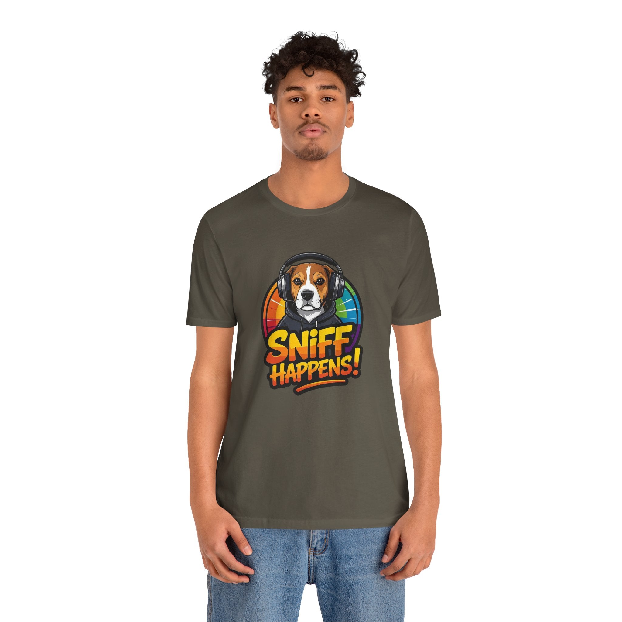 Beagle Sniff Happens Funny Dog T-Shirt