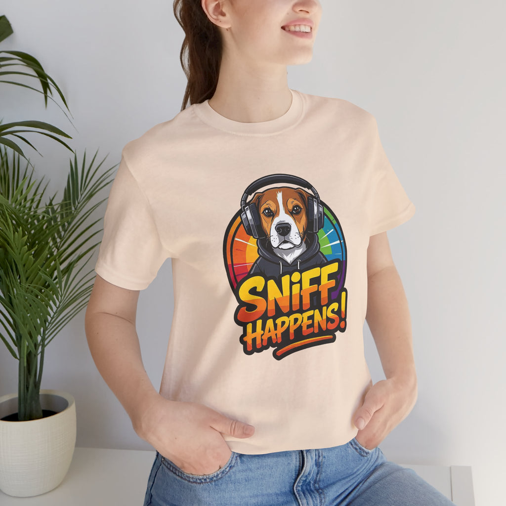 Beagle Sniff Happens Funny Dog T-Shirt
