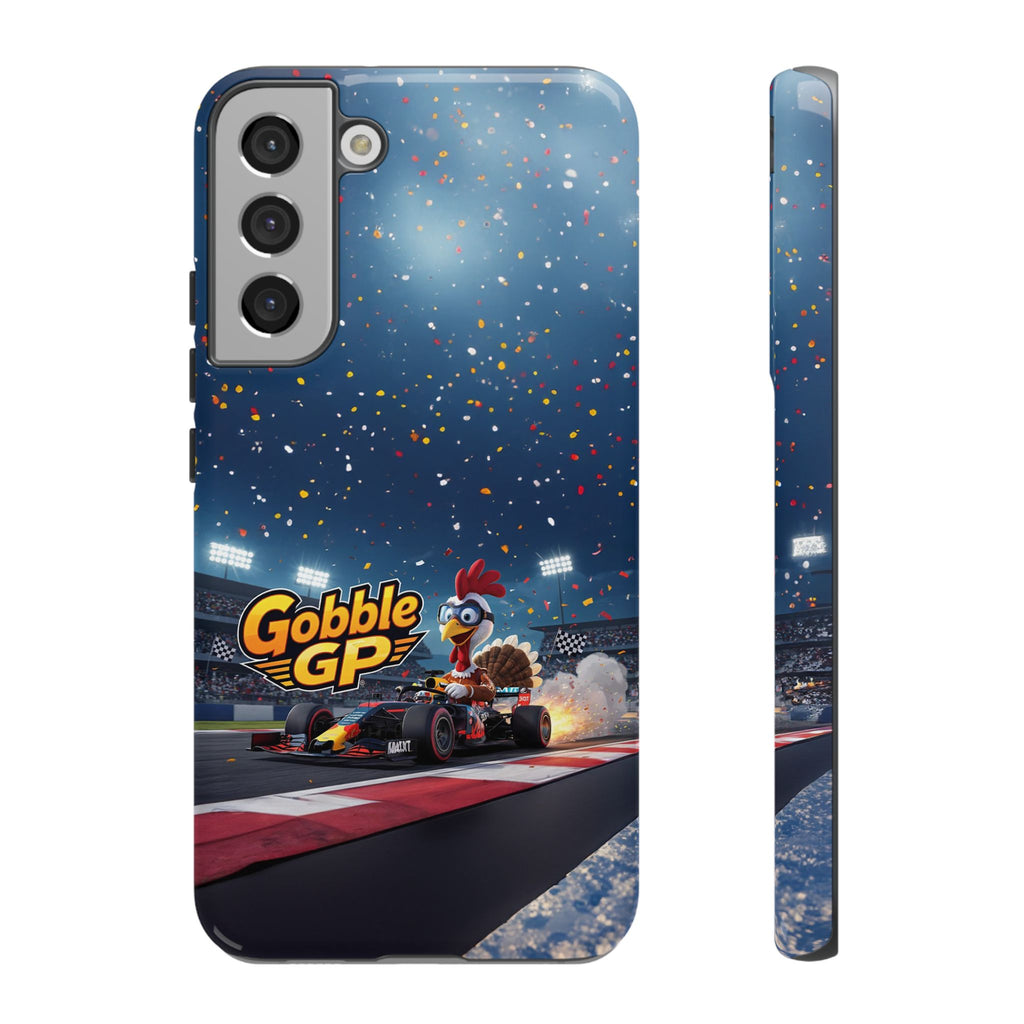Gobble GP Turkey Racing Phone Case — Tough Protective Cover