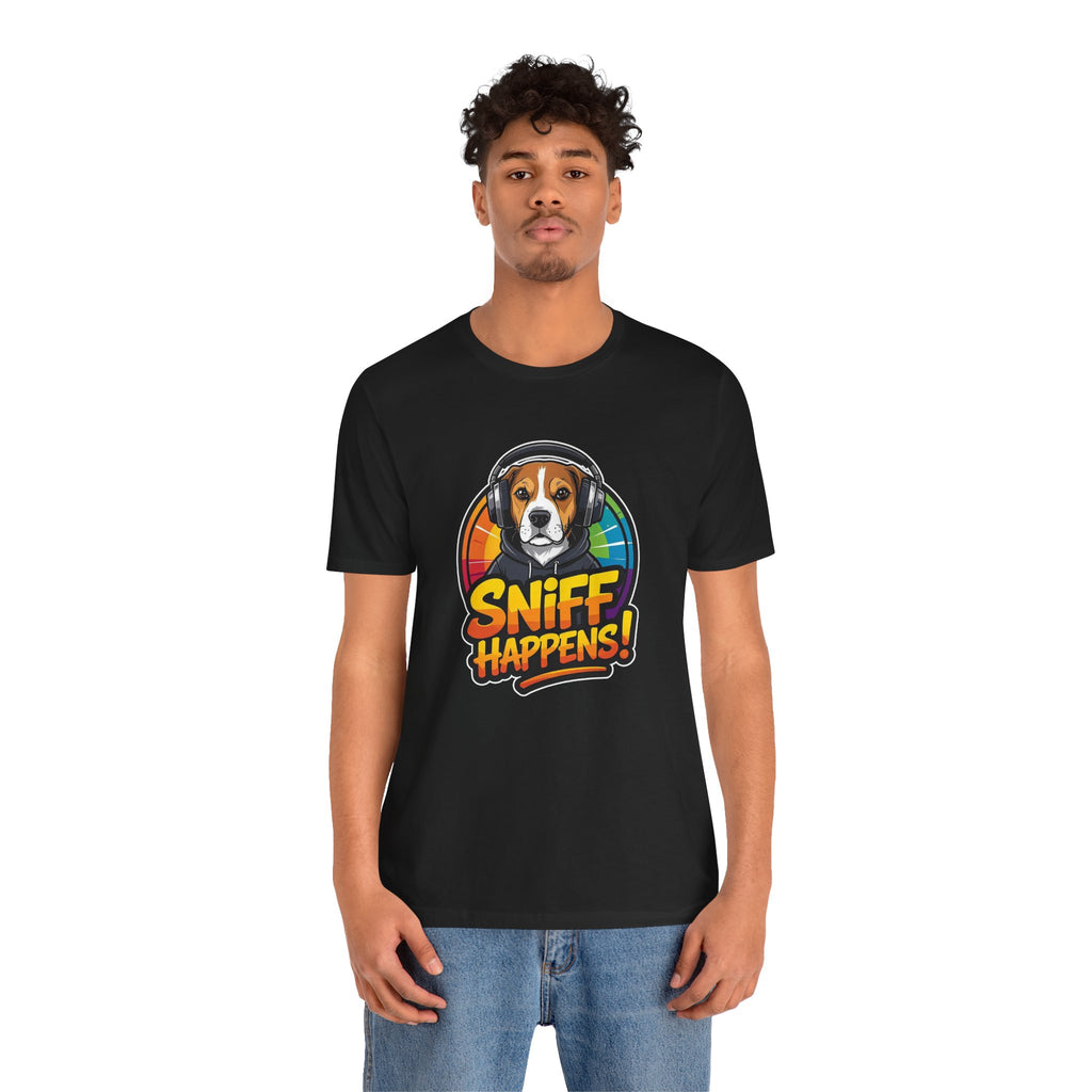 Beagle Sniff Happens Funny Dog T-Shirt