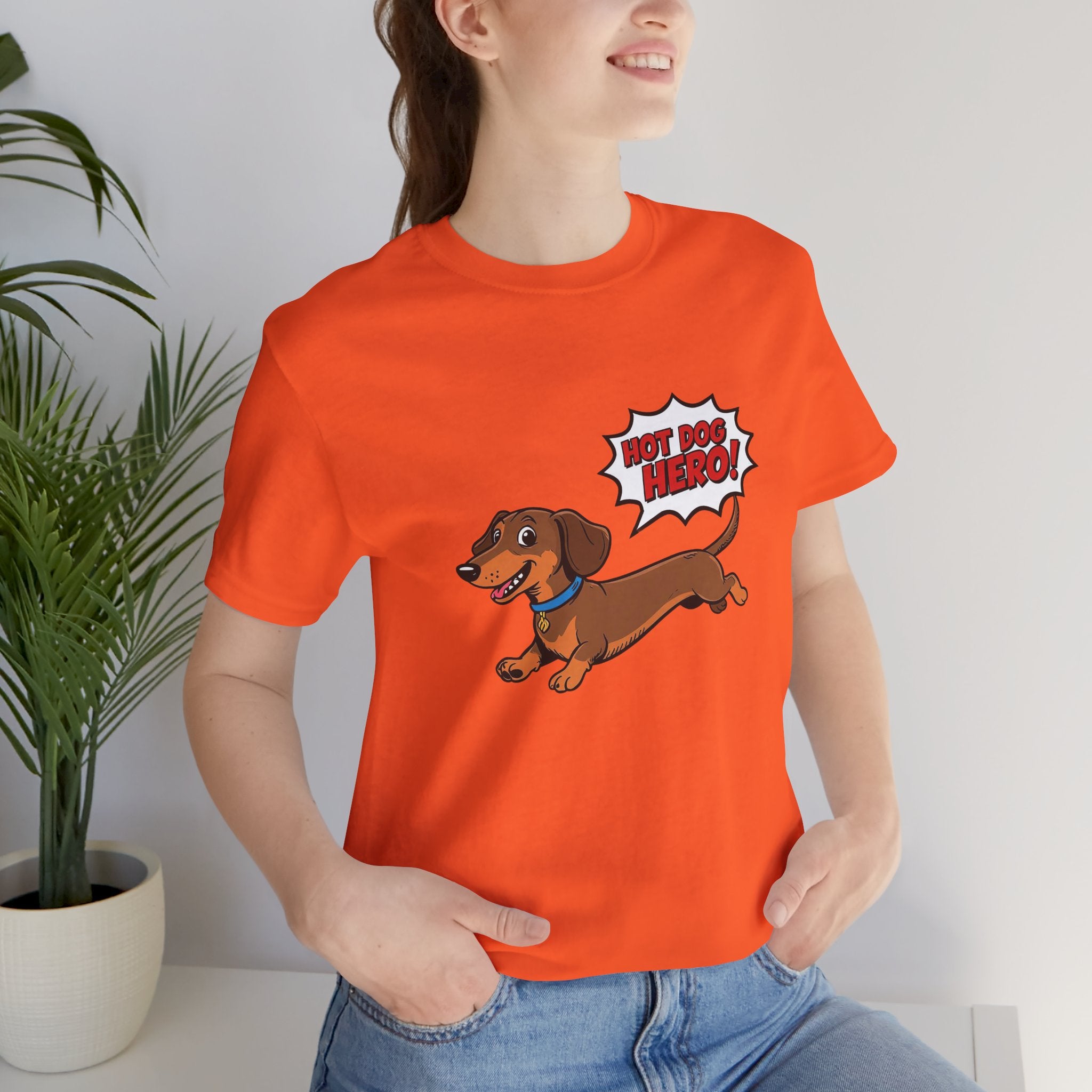 Playful Dachshund Graphic Tee