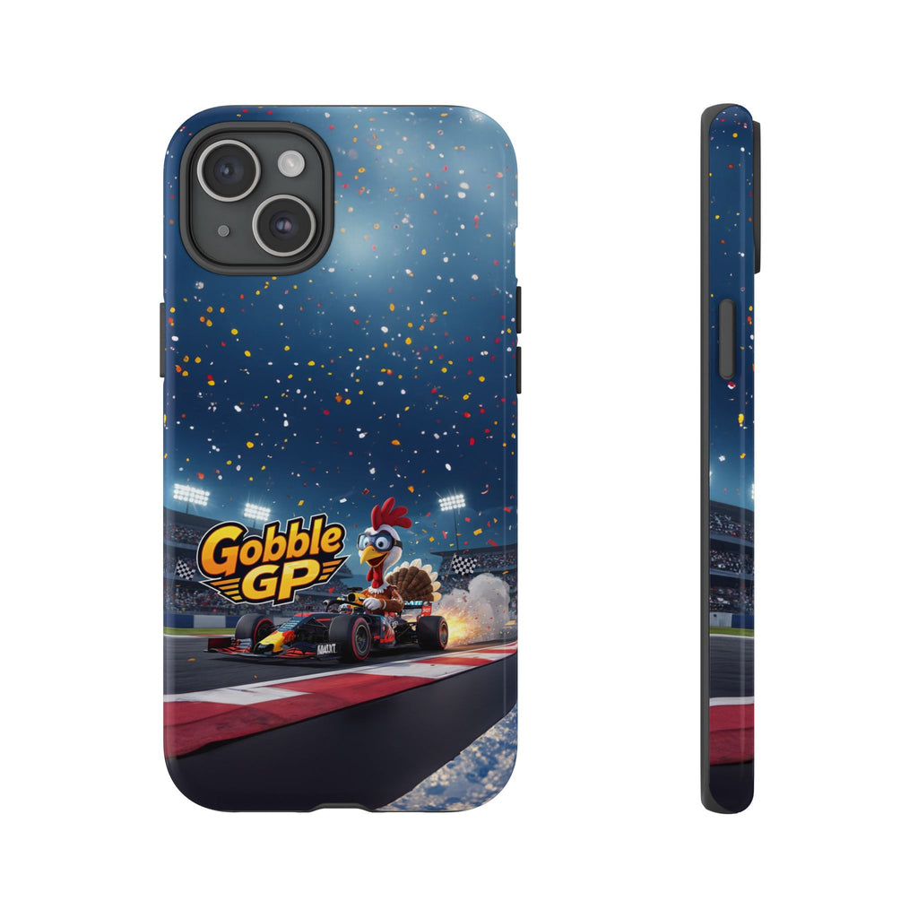 Gobble GP Turkey Racing Phone Case — Tough Protective Cover