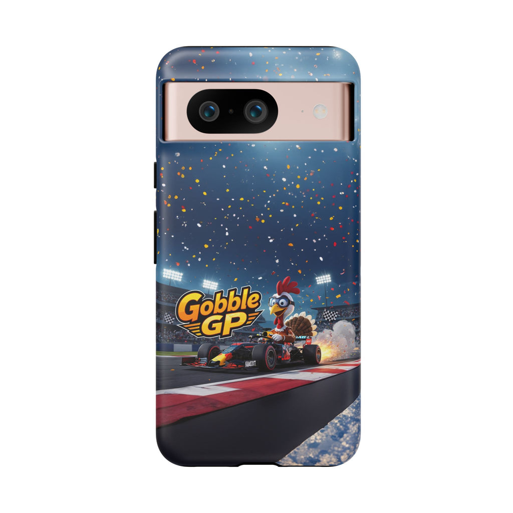 Gobble GP Turkey Racing Phone Case — Tough Protective Cover