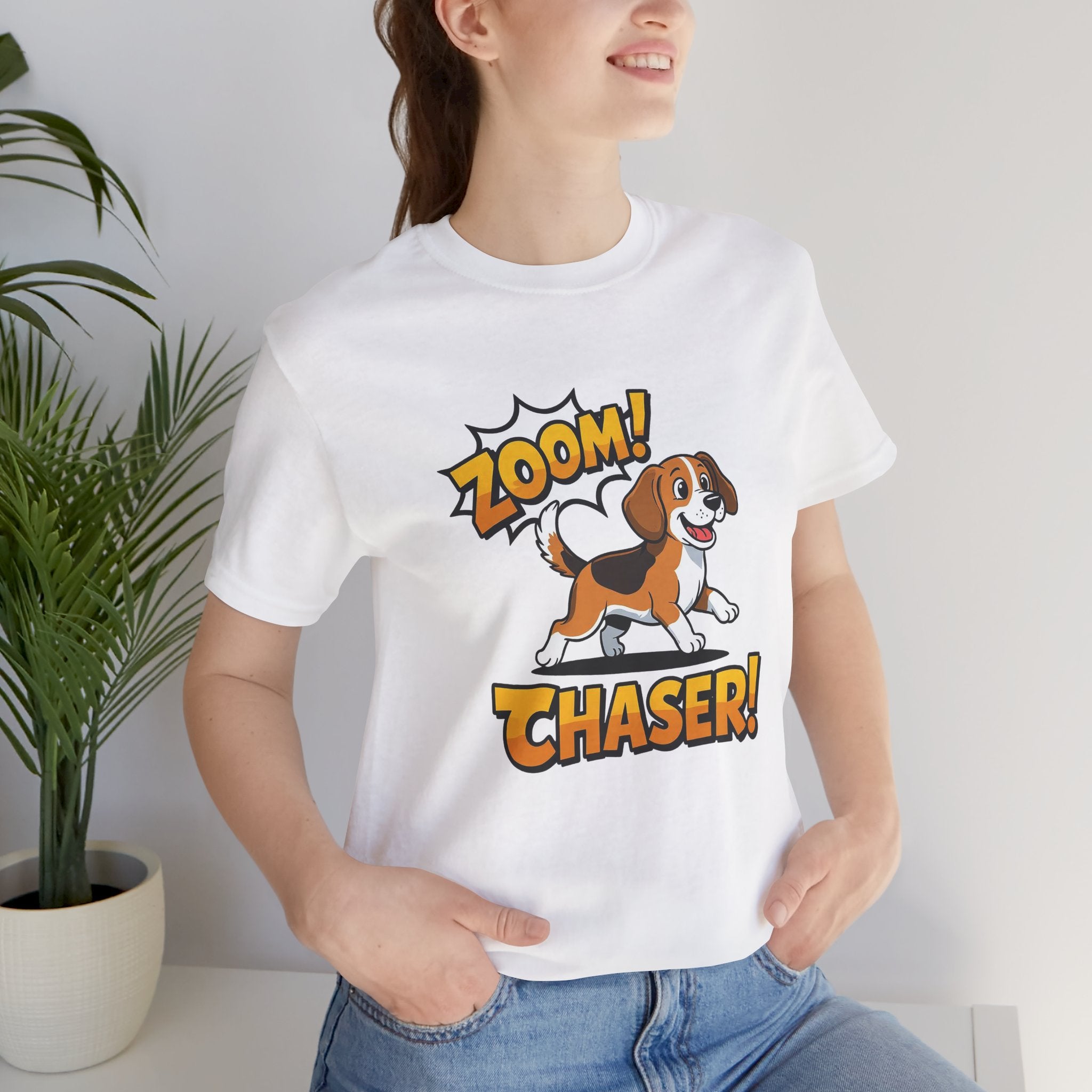Beagle Zoom! Chaser! Dog Lover Unisex Tee