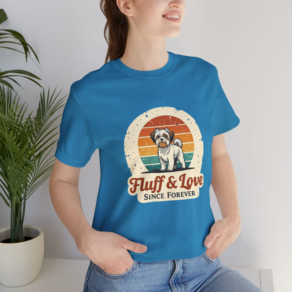Maltese Dog Lover's Tee - Fluff & Love Since Forever