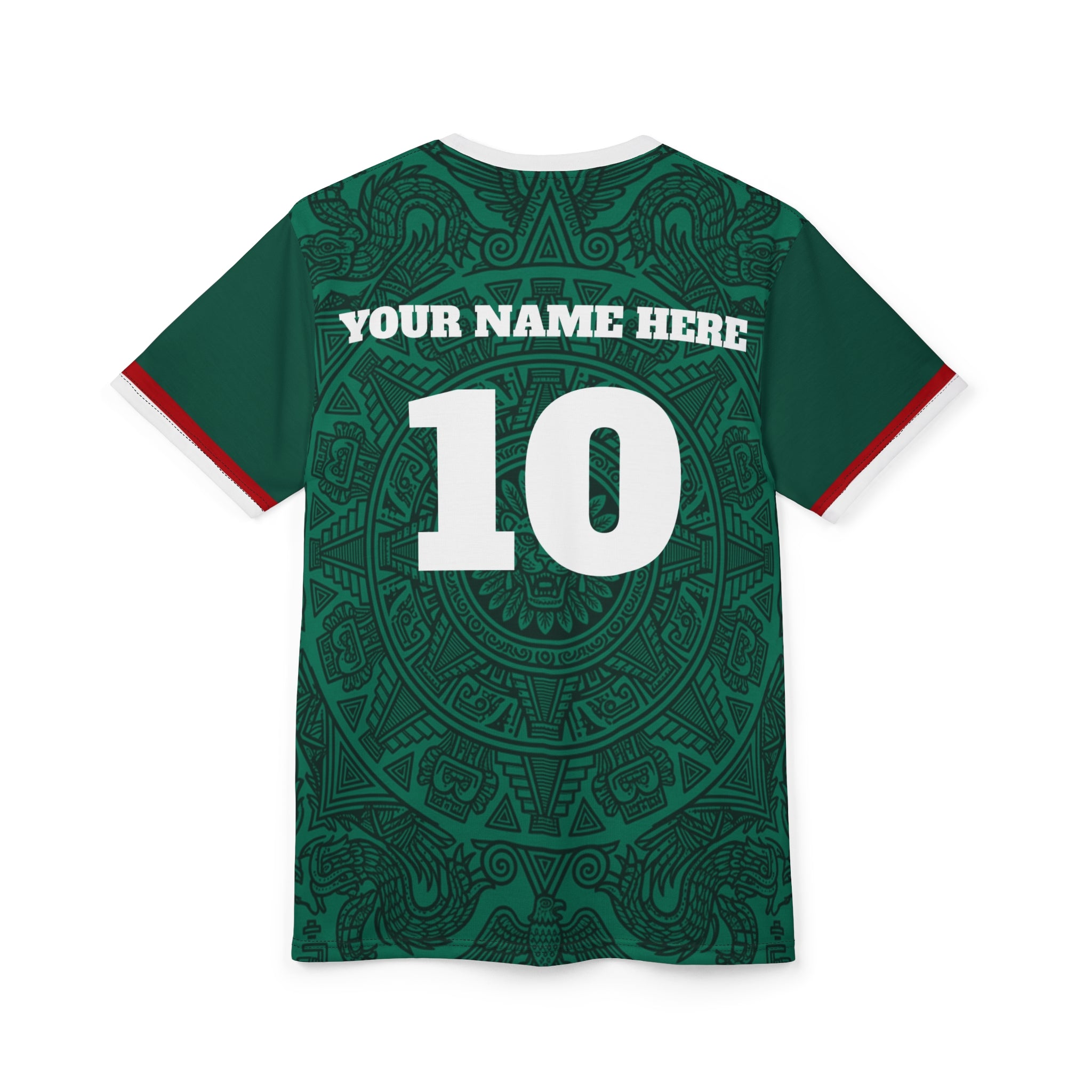 Mexico Aztec Soccer National Team Jersey -- Custom Jersey