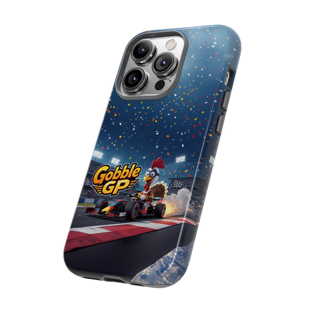 Gobble GP Turkey Racing Phone Case — Tough Protective Cover