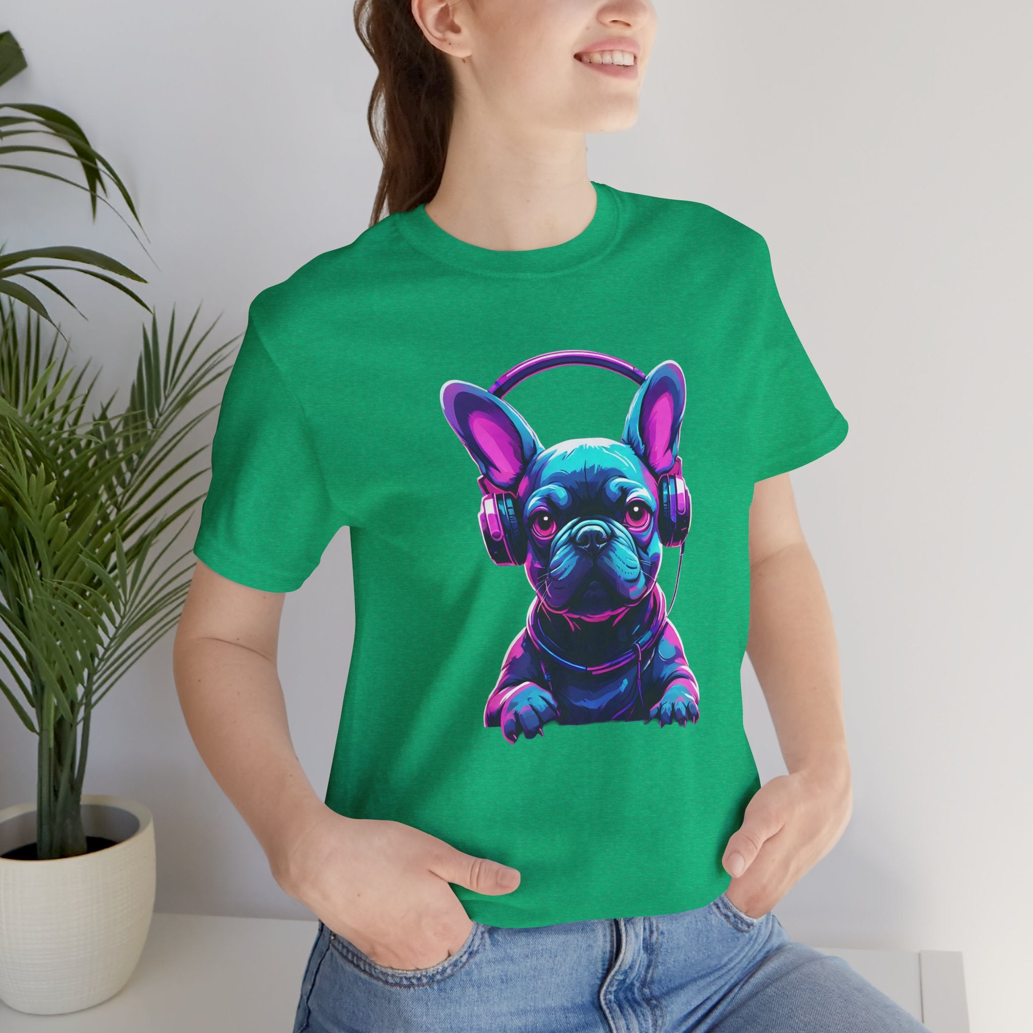 French Bulldog Vibrant Dog Lover Tee