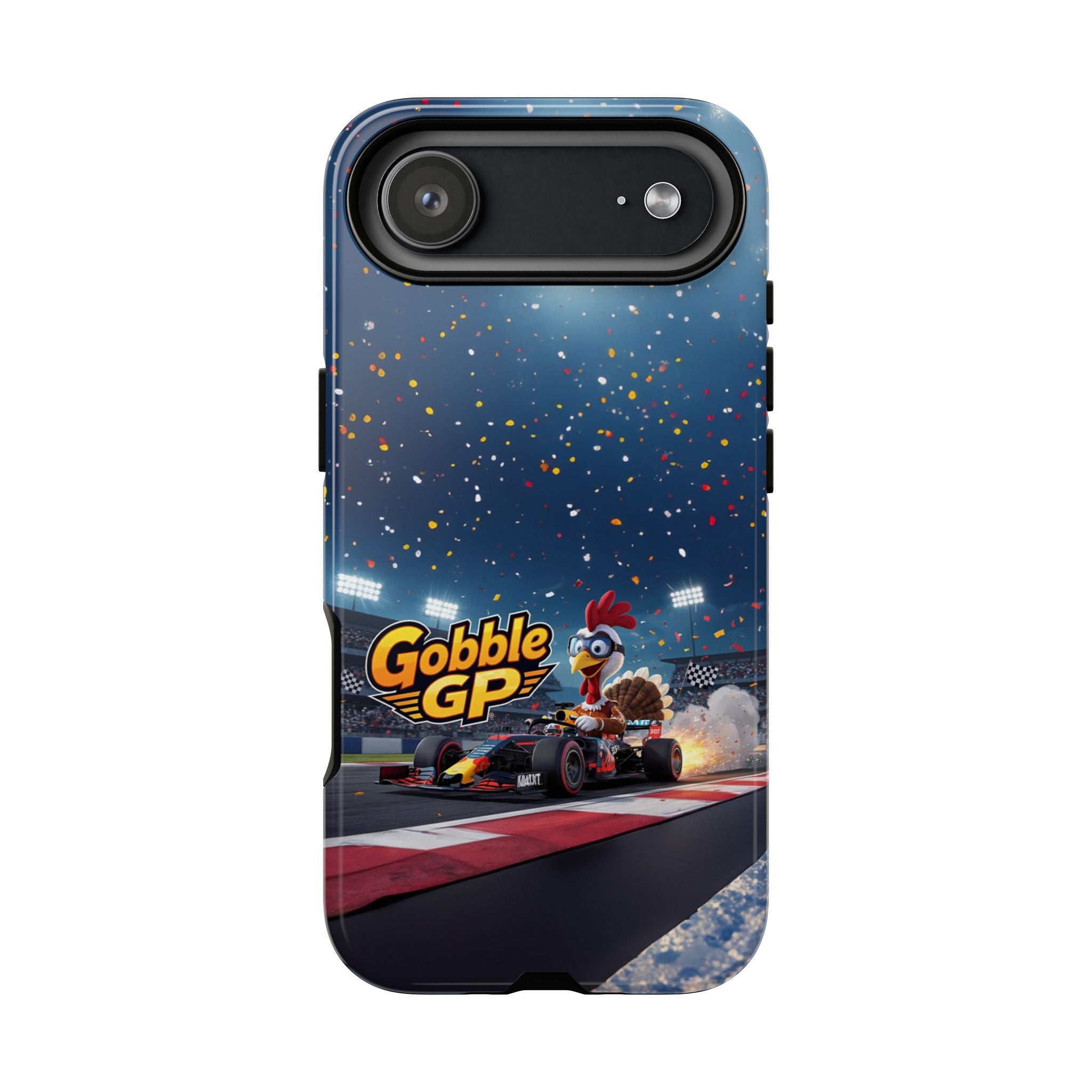 Gobble GP Turkey Racing Phone Case — Tough Protective Cover