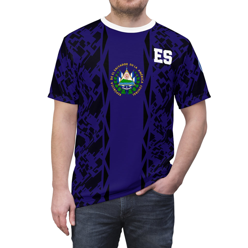 El Salvador Soccer Jersey Tee Dark Blue – Custom Jersey