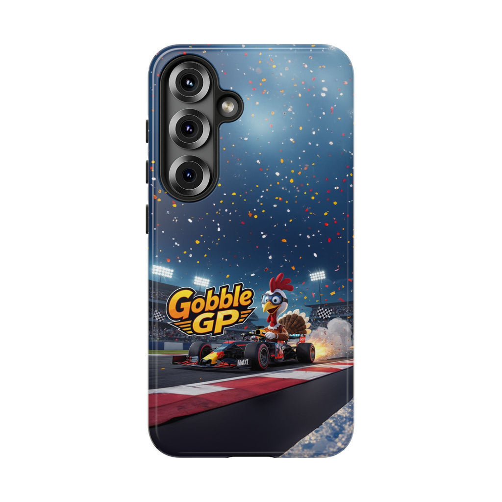 Gobble GP Turkey Racing Phone Case — Tough Protective Cover