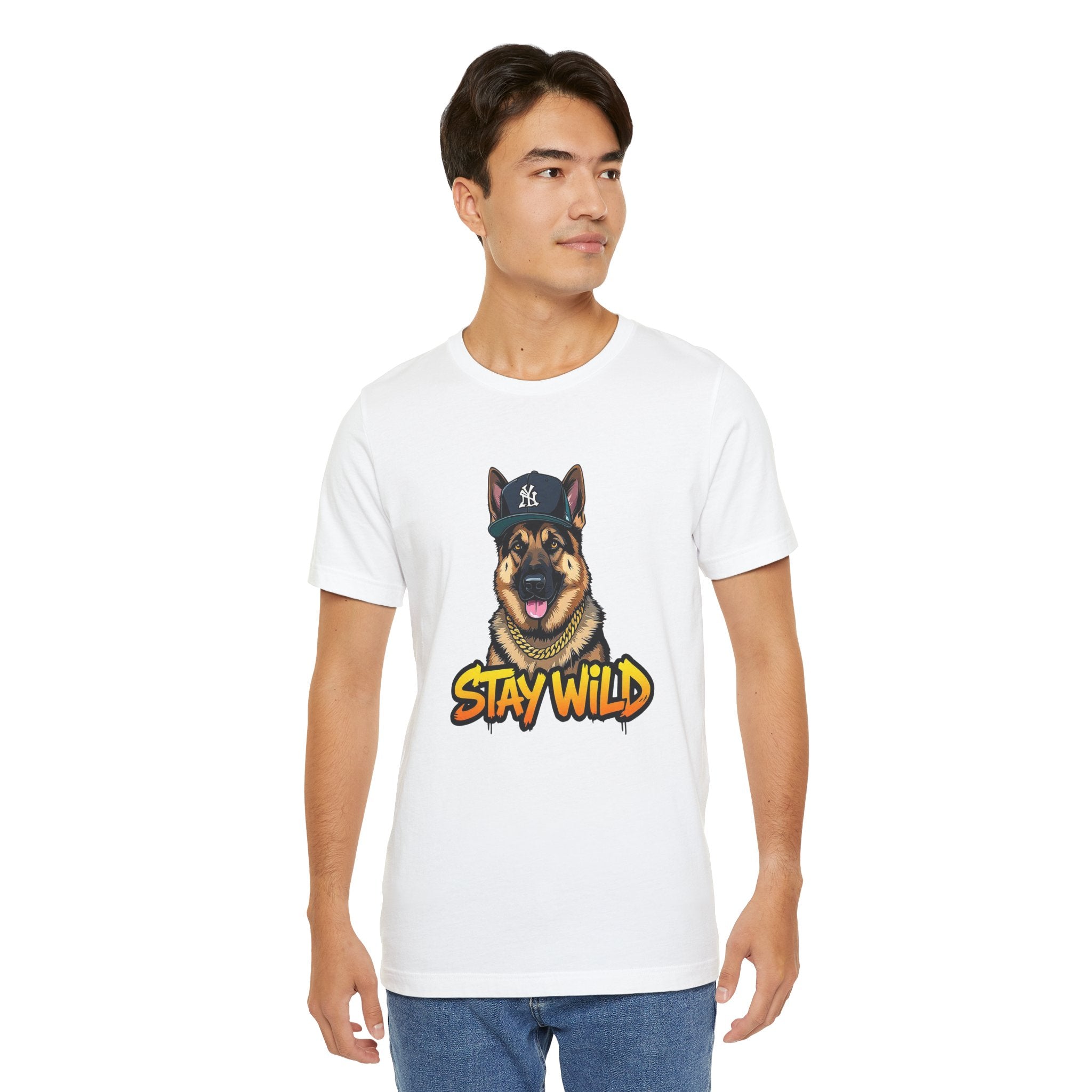 Stay Wild German Shepherd Graphic Tee