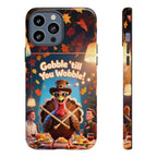 Thanksgiving Tough Phone Case - "Gobble 'til You Wobble" Turkey Protective Cover