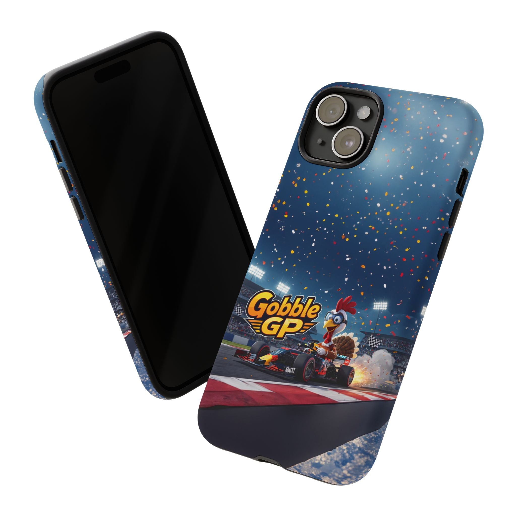 Gobble GP Turkey Racing Phone Case — Tough Protective Cover