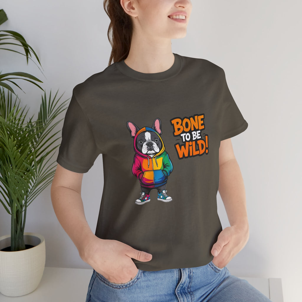 French Bulldog Colorful Dog Graphic Tee