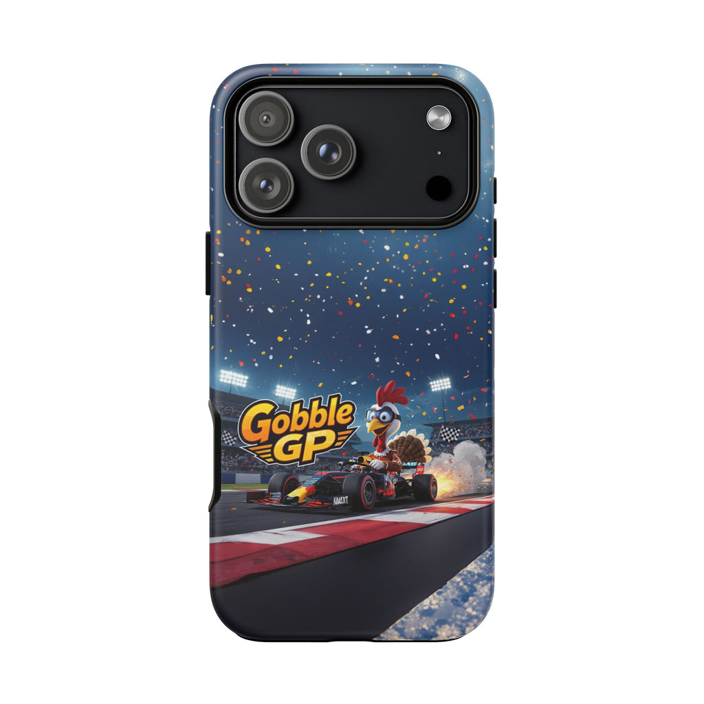 Gobble GP Turkey Racing Phone Case — Tough Protective Cover