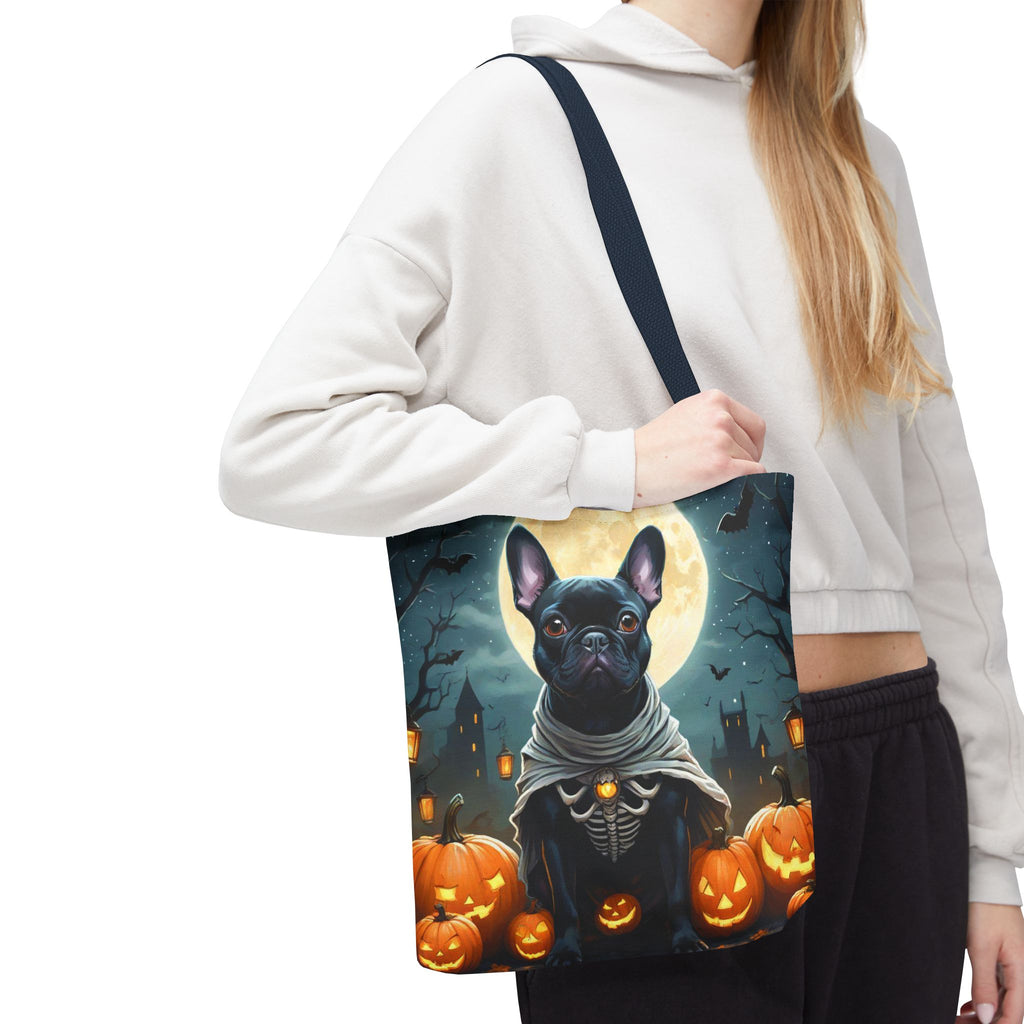 Halloween French Bulldog & Witch Cat Design